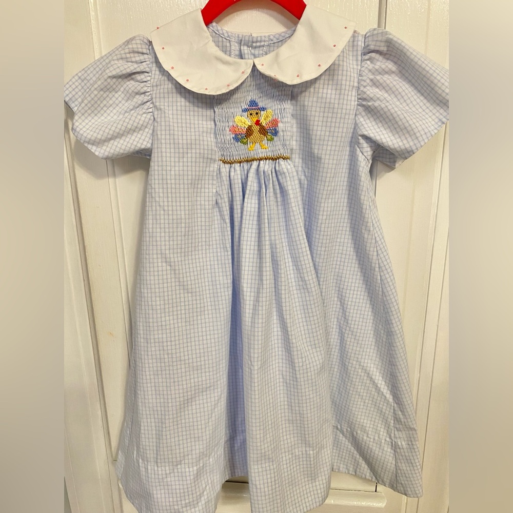 Blue Check Turkey Dress